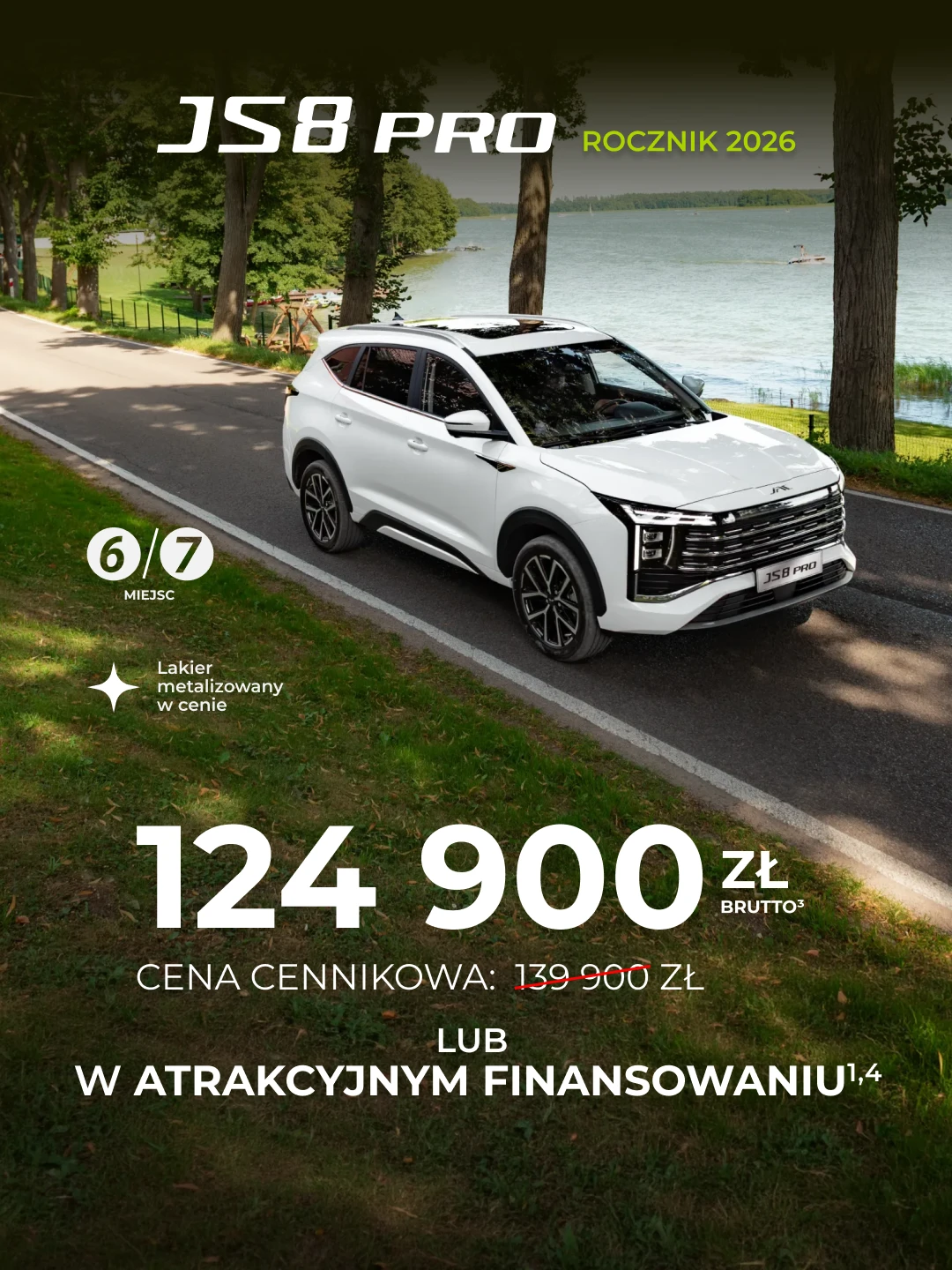 JAC JS8 PRO — oferta specjalna