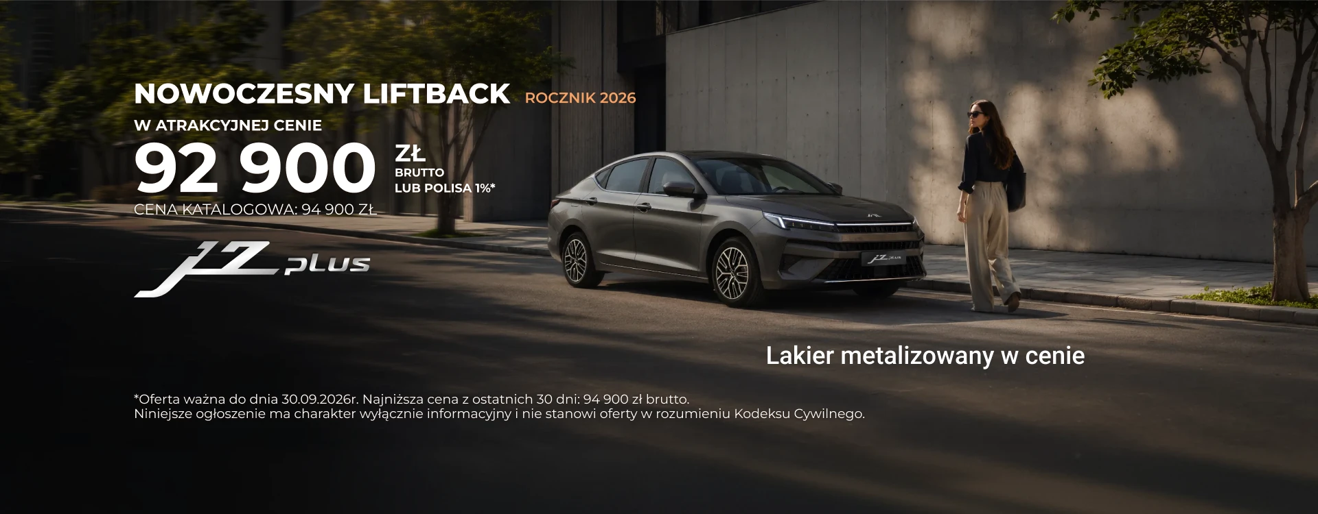 JAC J7 PLUS — Nowy rocznik już za 92 900 zł brutto