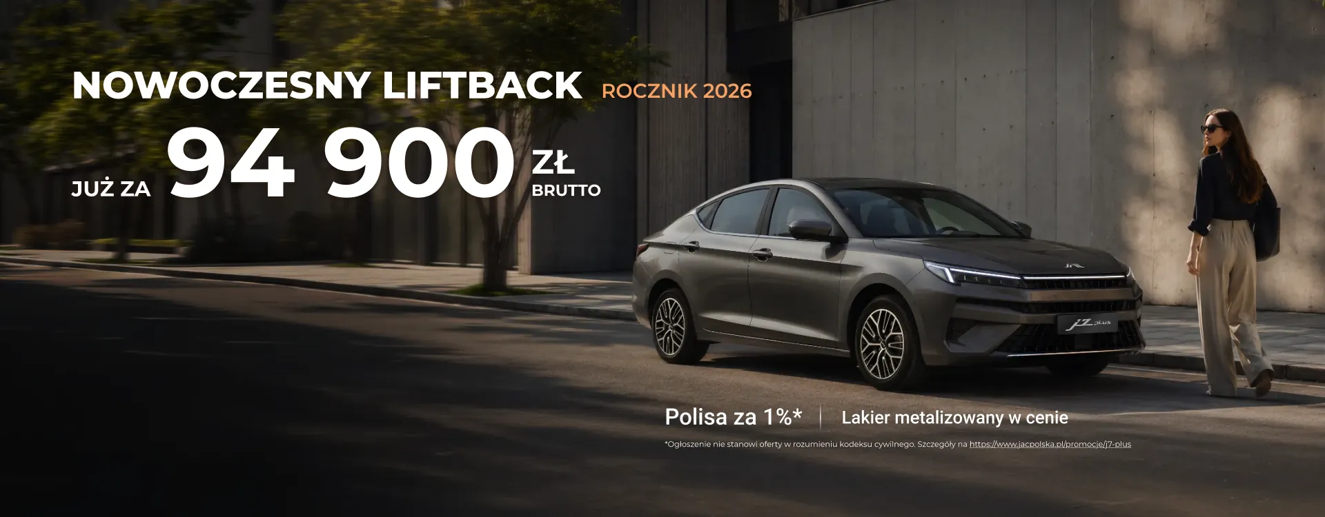 JAC J7 PLUS — Nowy rocznik już za 94 900 zł brutto